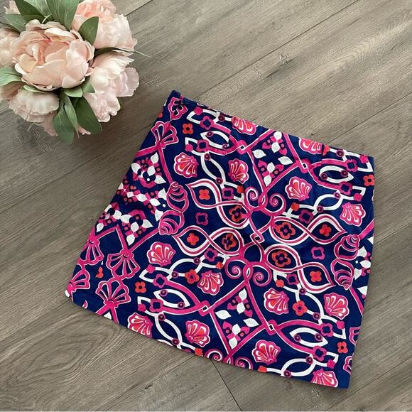 Vineyard Vines Seashell Pink & Navy Skirt - Picture 2 of 3